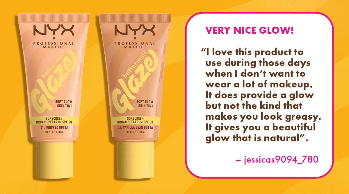 Shop Buttermelt Glze Tint SPF 30, 4.5 stars