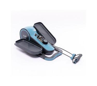 Cubii Go Plus Seated Elliptical with Resistance Band Handle, & Mat