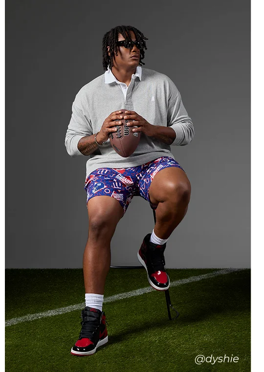 Lined Classic Swim Trunk: The Giants Game Day Fit 5.5"