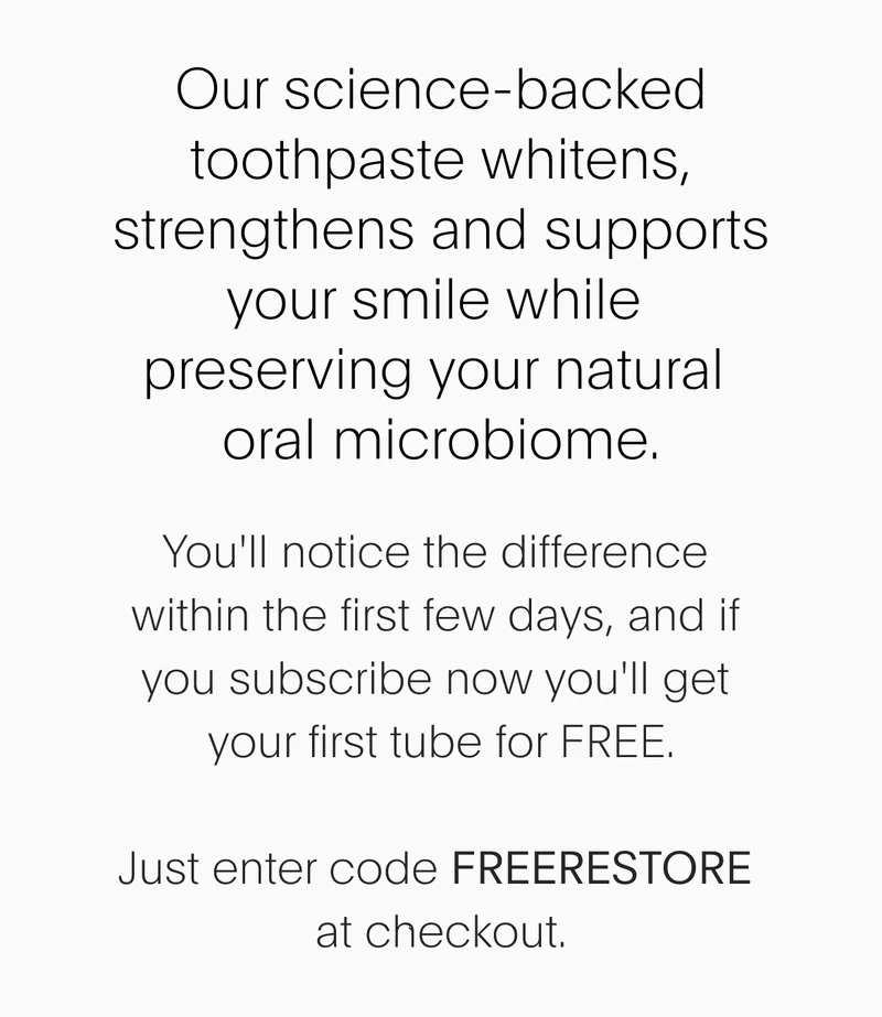 just enter code FREERESTORE at checkout
