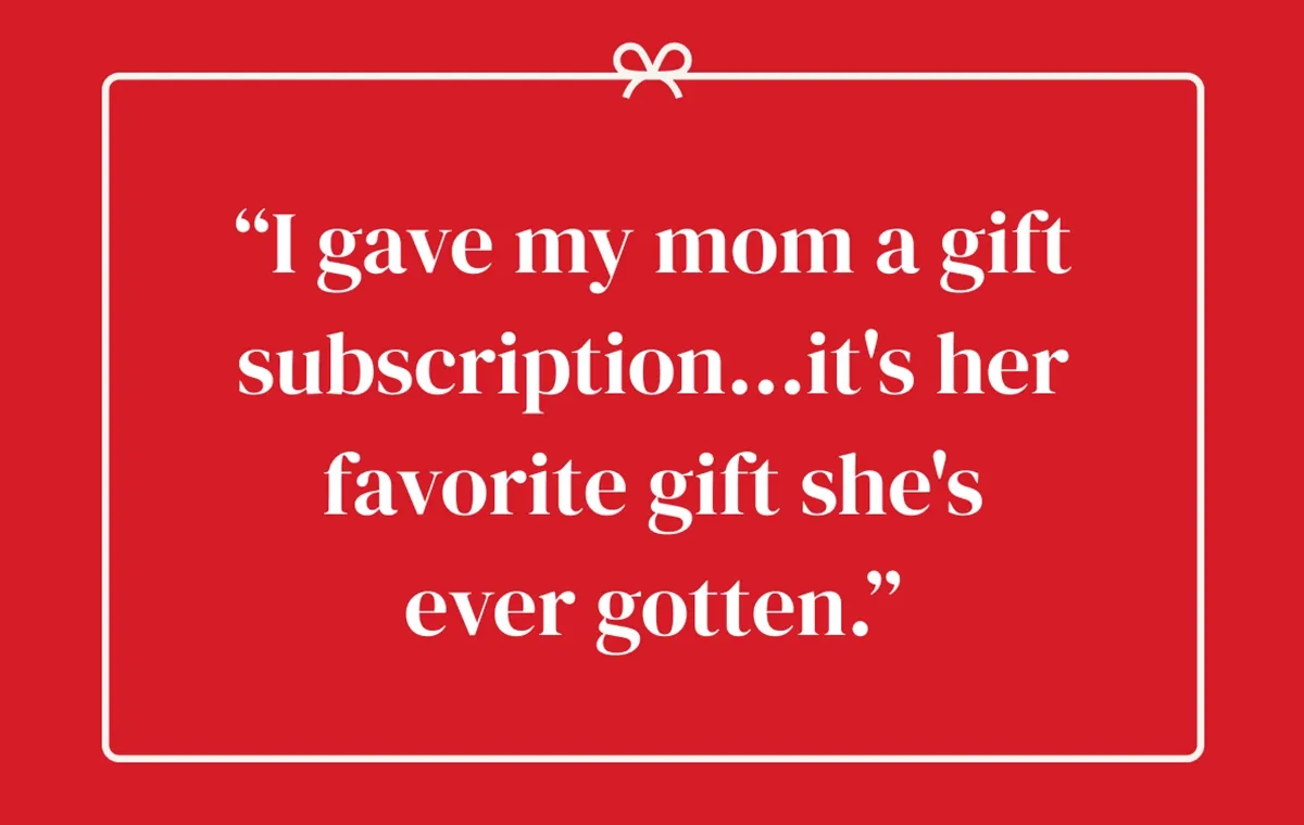 “Just such a nice gift! Who wouldn’t want something thoughtful and high quality?”