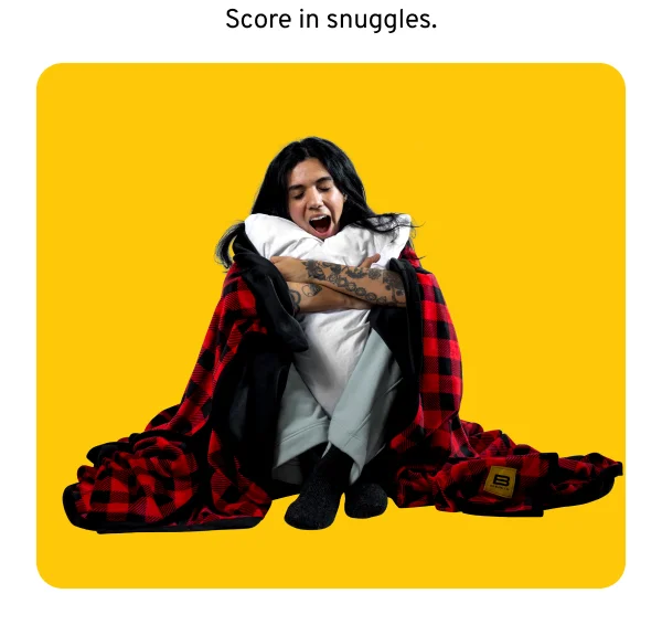 Score in snuggles.