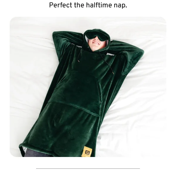 Perfect the halftime nap.
