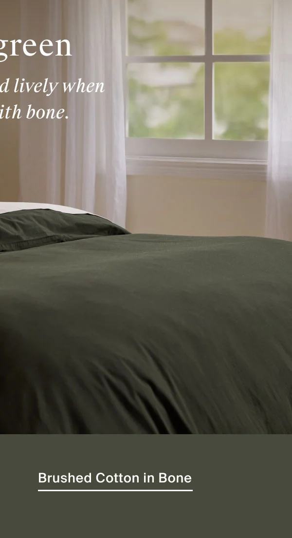 Shop Brushed Cotton in Bone