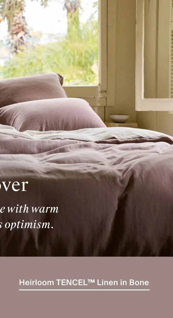 Shop Heirloom TENCEL™ Linen in Bone