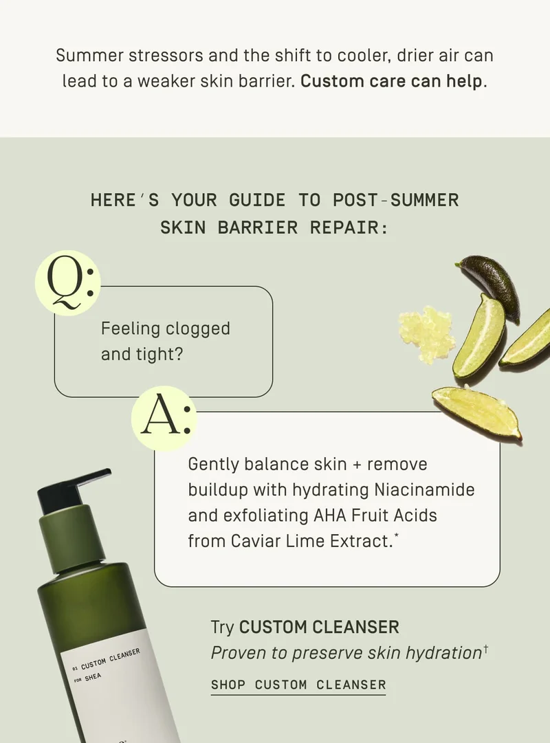 Shop custom cleanser