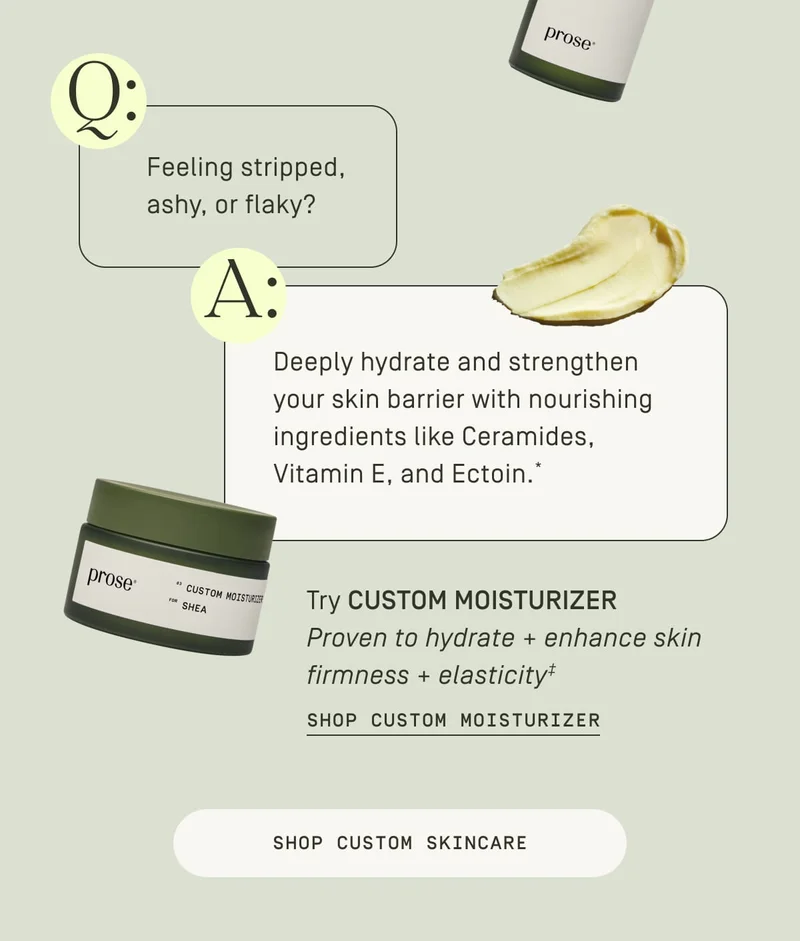 Shop custom moisturizer