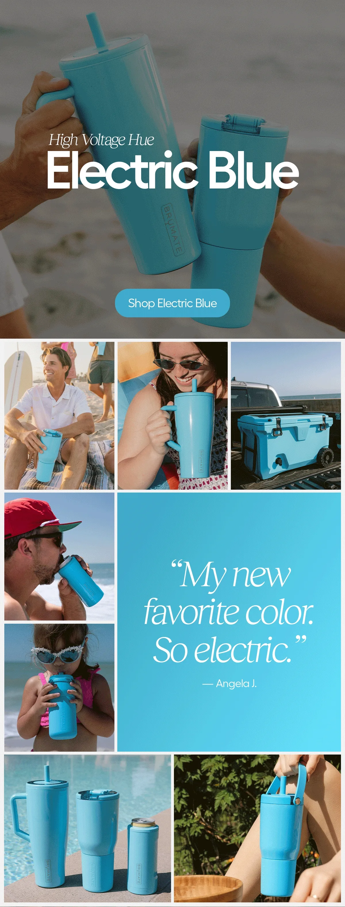 High Voltage Hue - Electric Blue - Shop Electric Blue
