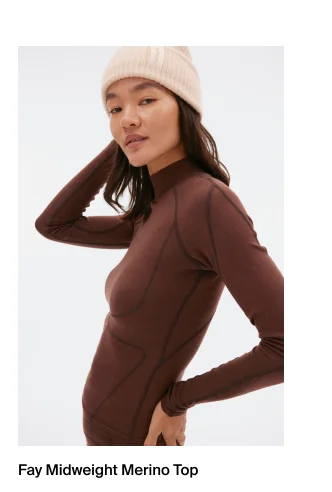 Fay Midweight Merino Top