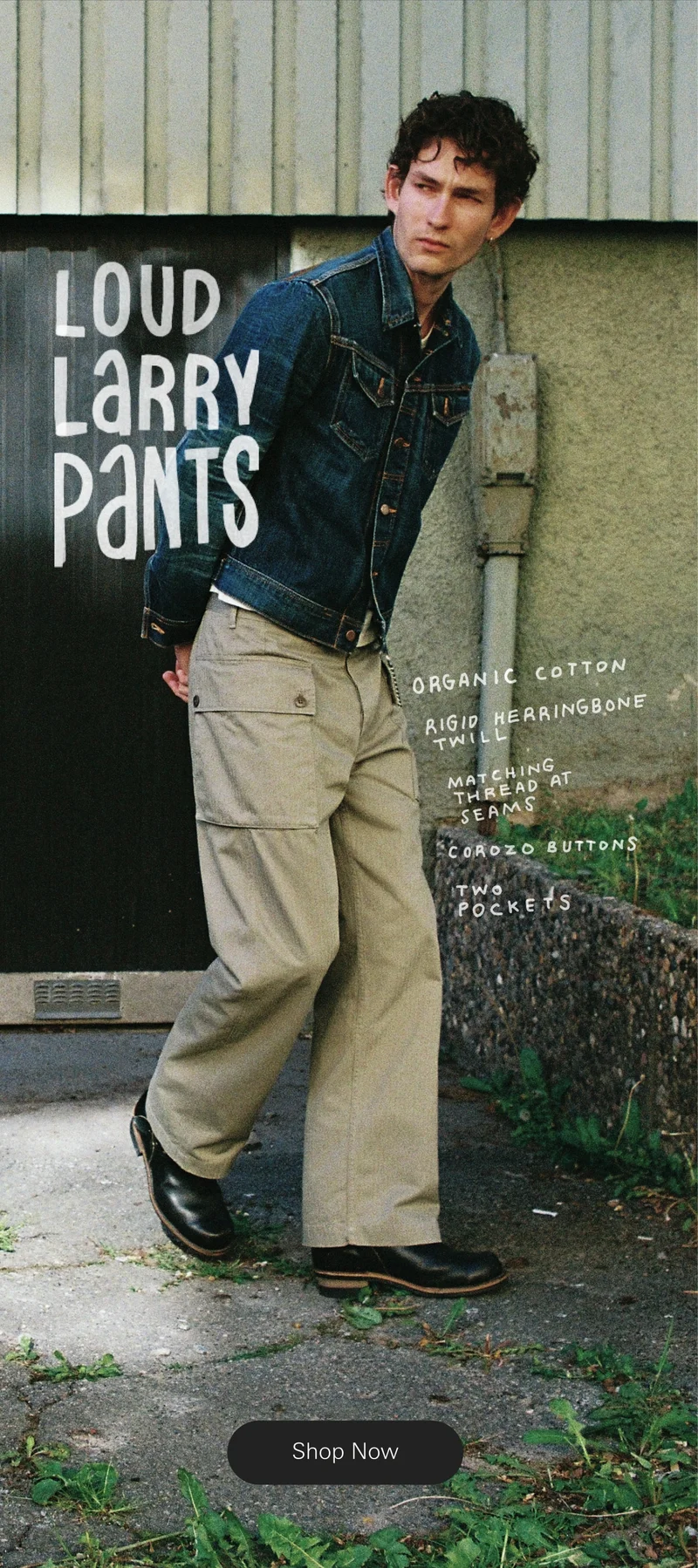 Loud Larry Pants Pale Green