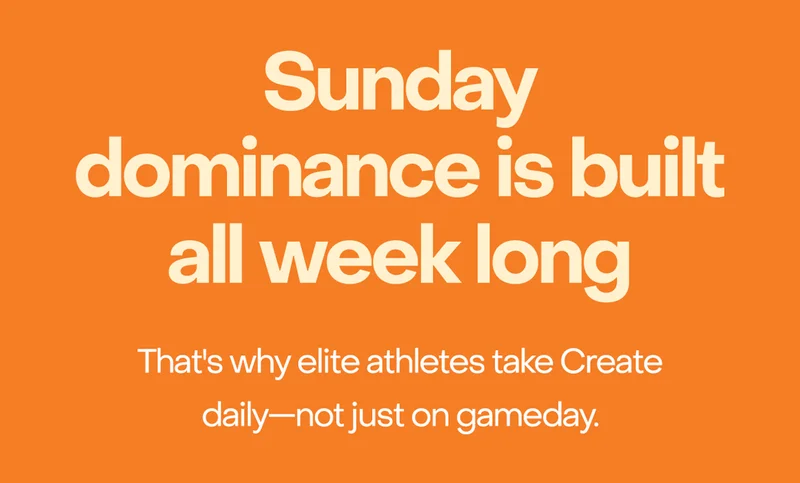 Sunday dominance is built all week long