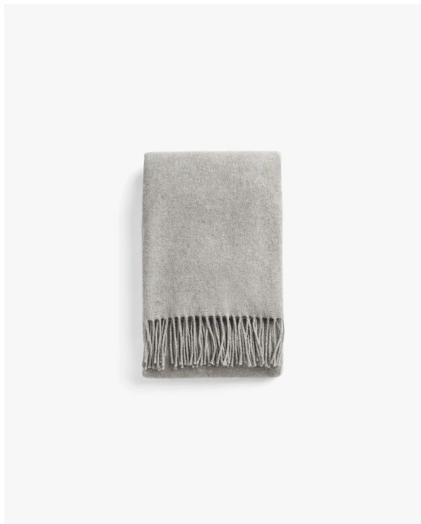 Recycled Cashmere Scarf Light Grey