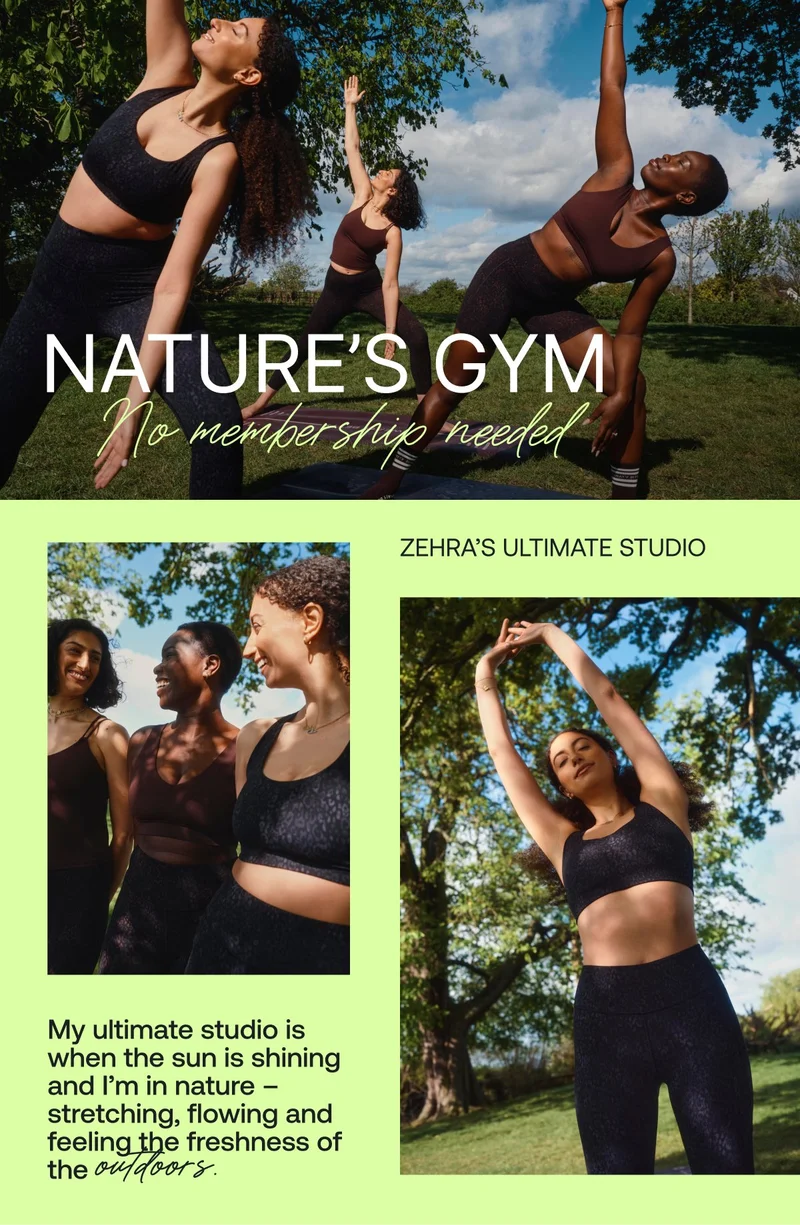 Nature's gym. No membership needed.