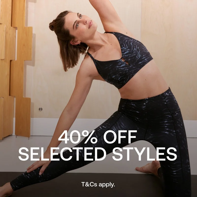 40% off selected styles