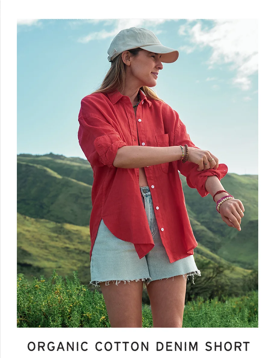 Organic Cotton Denim Short