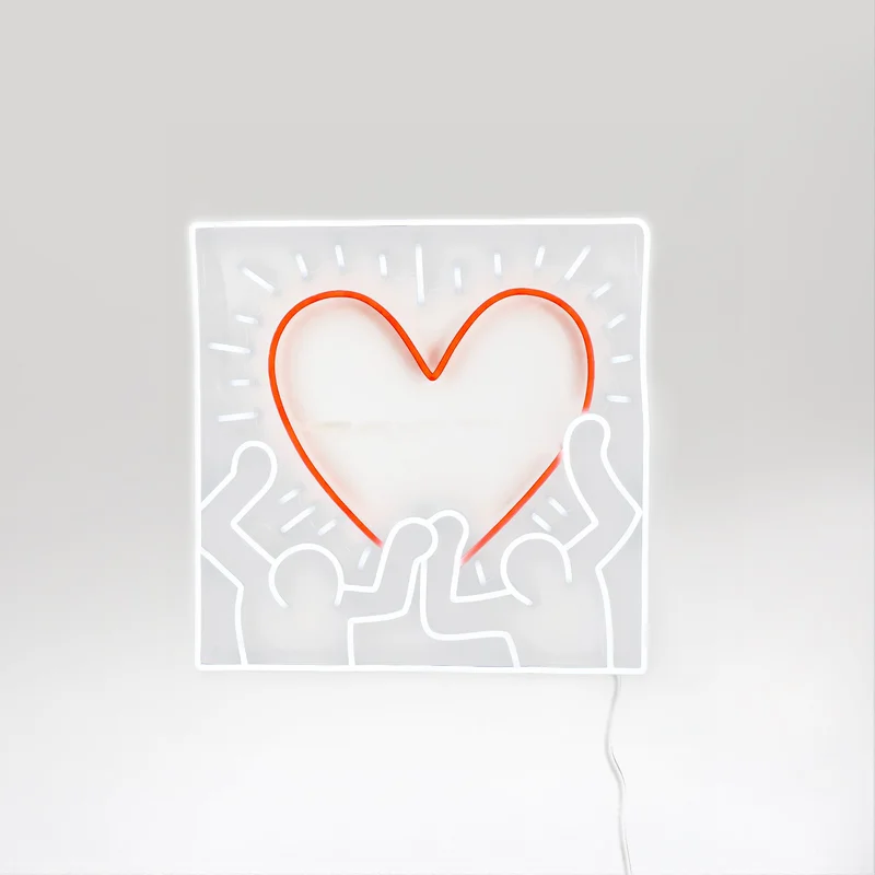 Image of Radiant Heart, YP x Keith Haring, LED neon sign