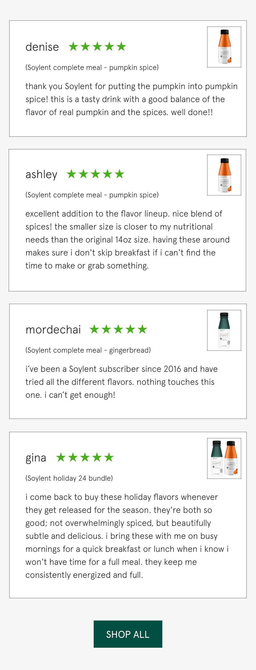 5 star reviews