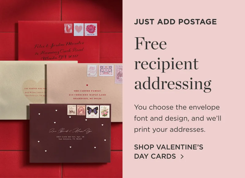 Shop Valentine's Day Photo Cards