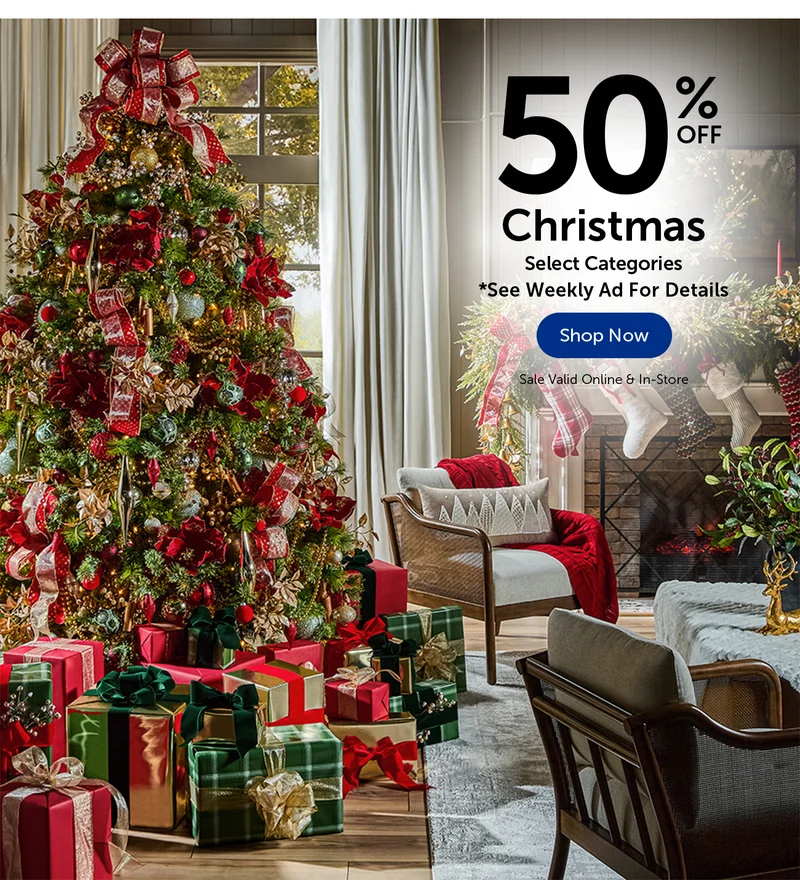50% Off Christmas - Select Categories
