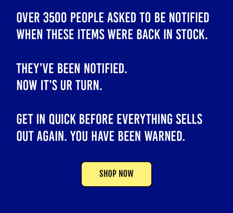 Recently Restocked