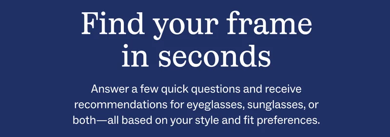 Find your frame in seconds
