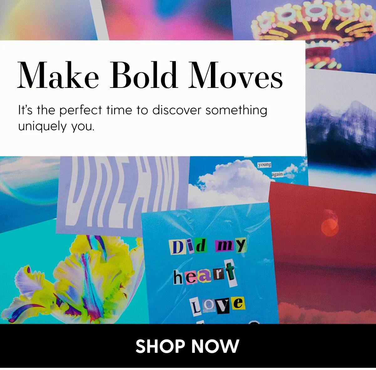 Make bold move, 20% off