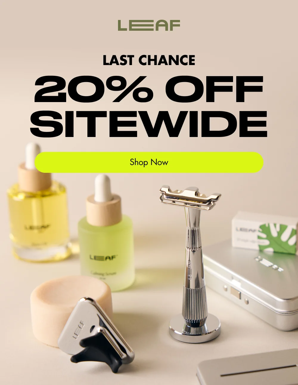 20% OFF SITEWIDE