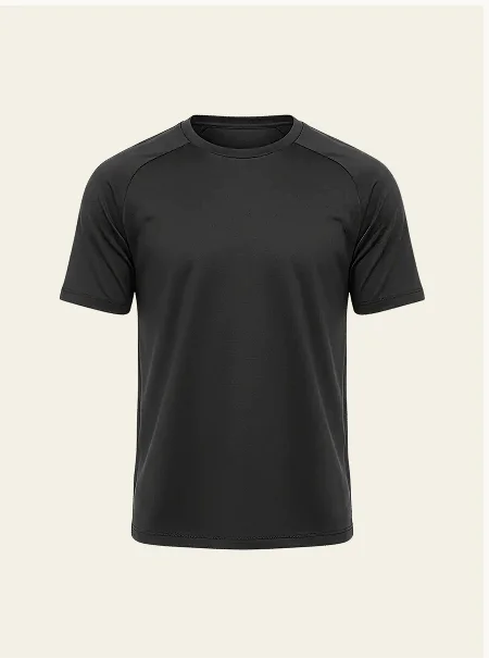All In Active Men's Tee in Black Ash
