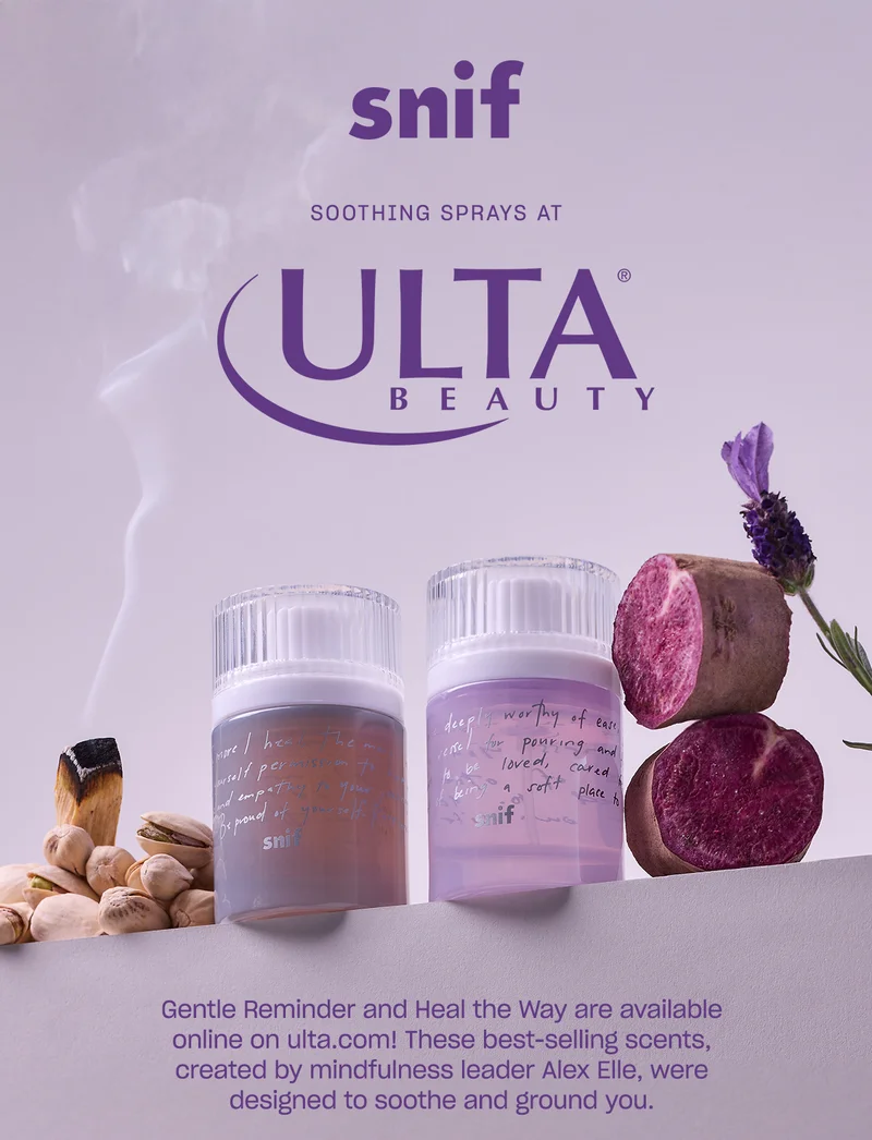 Gentle Reminder and Heal the Way are available online on ulta.com! These best-selling scents, created by mindfulness leader Alex Elle, were designed to soothe and ground you.