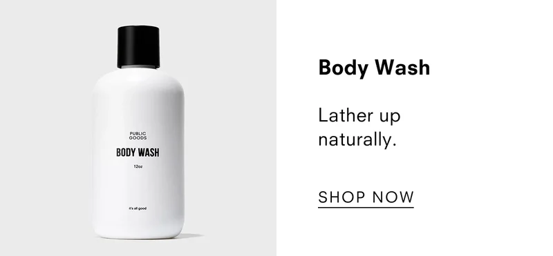 Body Wash  lather up naturally