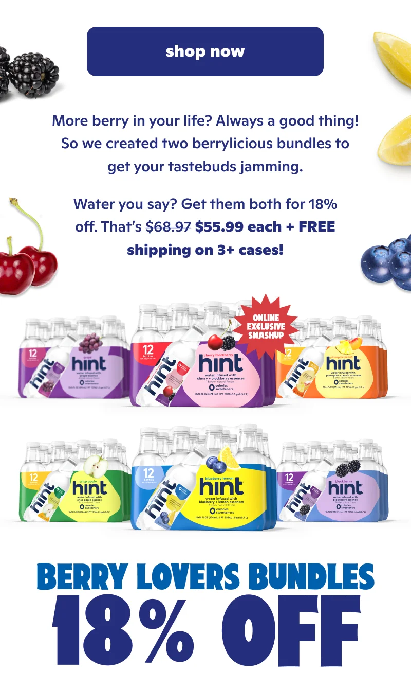 Water you say? Get them both for 18% Off
