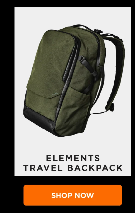 elements travel backpack