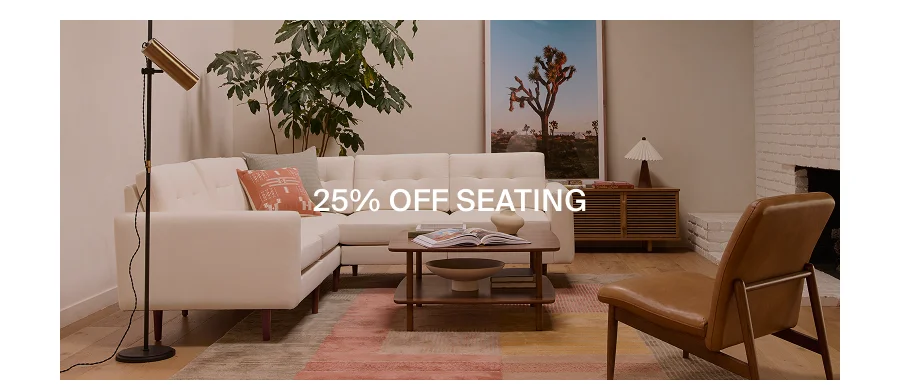 25% off Seating