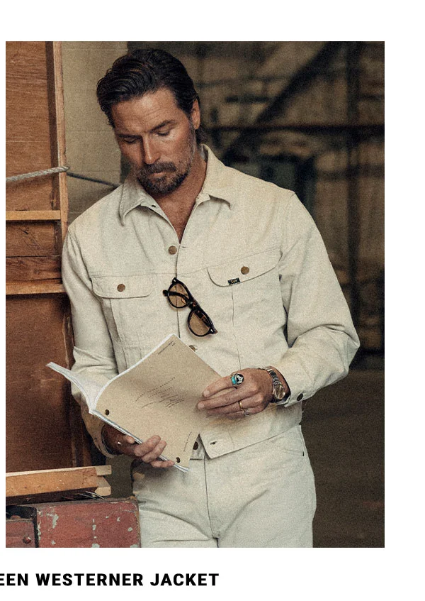 Lee x Buck Mason Sateen Westerner Jacket - White