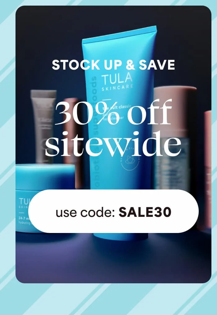 STOCK UP AND SAVE. 30% OFF SITEWIEDE -- use code: discount code