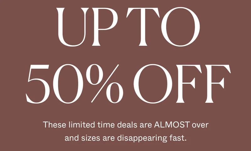 Up to 50% Off