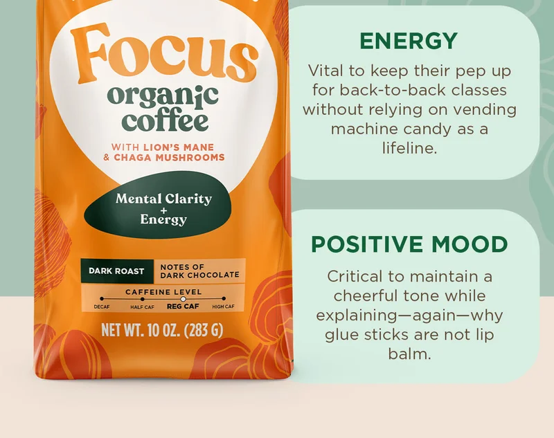 Focus, Energy, Positive Mood