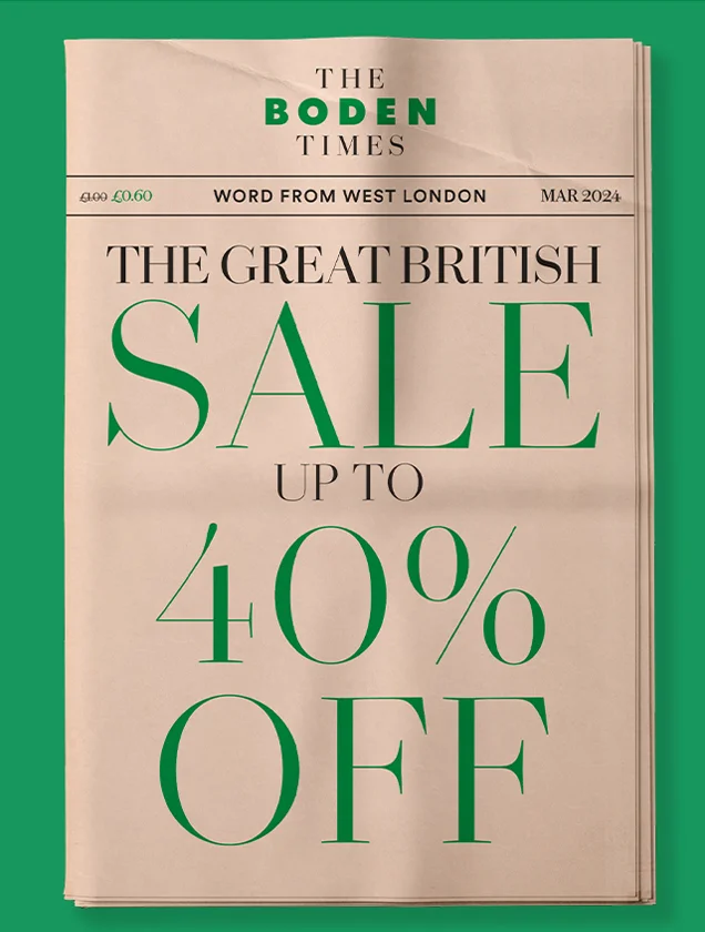 UP TO 40% OFF
