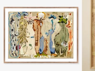 Shop Blue Eyed Snake Woman Wall Art