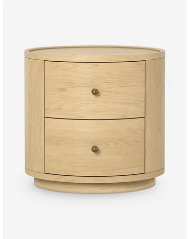Newport Side Table by Button Atelier x Co.House Designs-Natural Oak