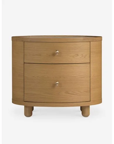 Laguna Side Table by Button Atelier x Co.House Designs-Natural Oak