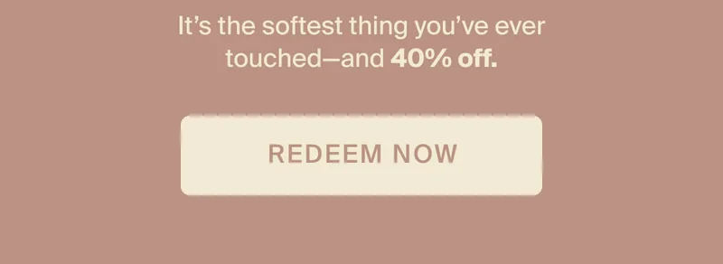 It's the softest thing you've ever touched—and it's 50% off
