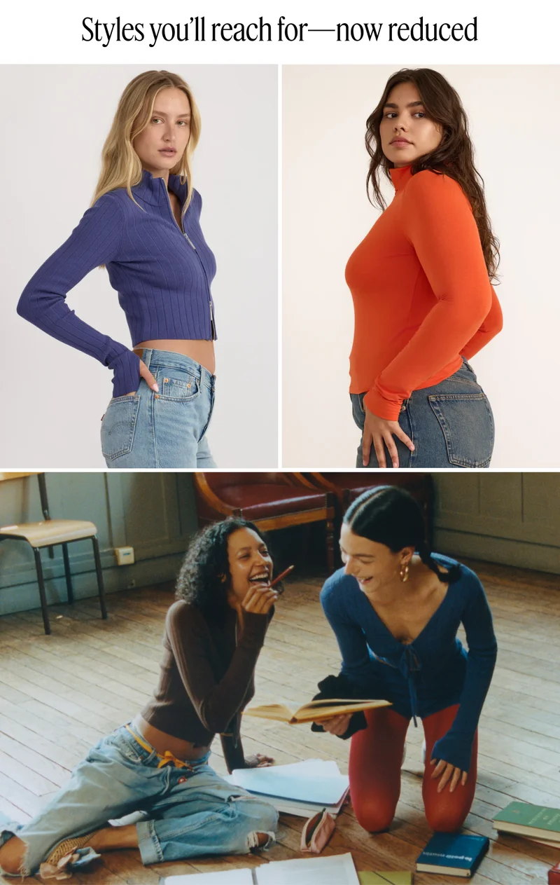 Styles you’ll reach for—now reduced