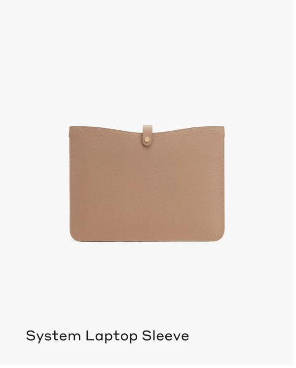 System Laptop Sleeve Cappuccino