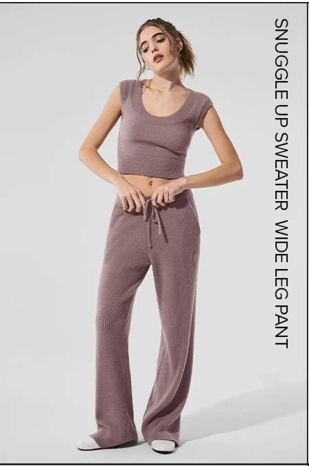 SNUGGLE UP SWEATER WIDE LEG PANT