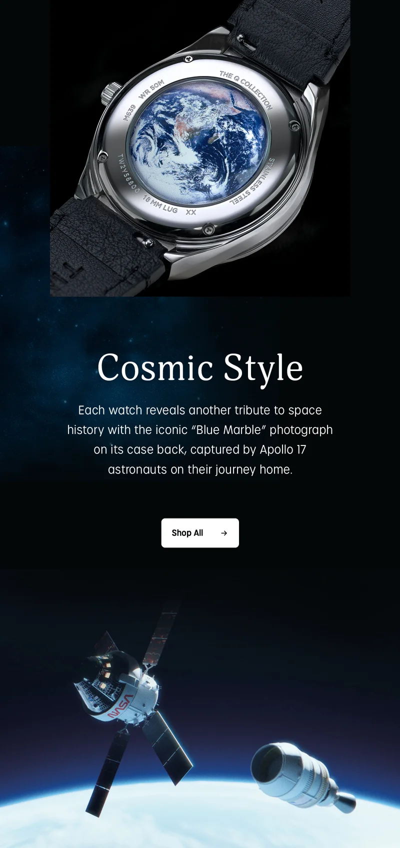 Shop Now (Q Timex NASA) - Timex
