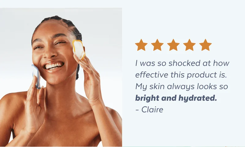 I was so shocked at how effective this product is. My skin always looks so bright and hydrated.