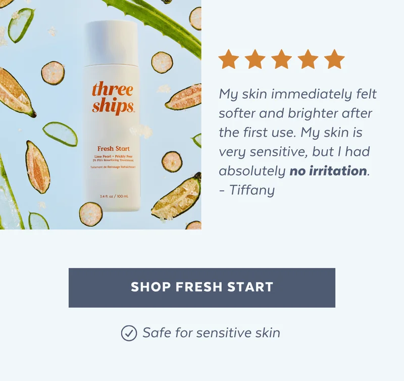 My skin immediately felt softer and brighter after the first use. My skin is very sensitive, but I had absolutely no irritation.