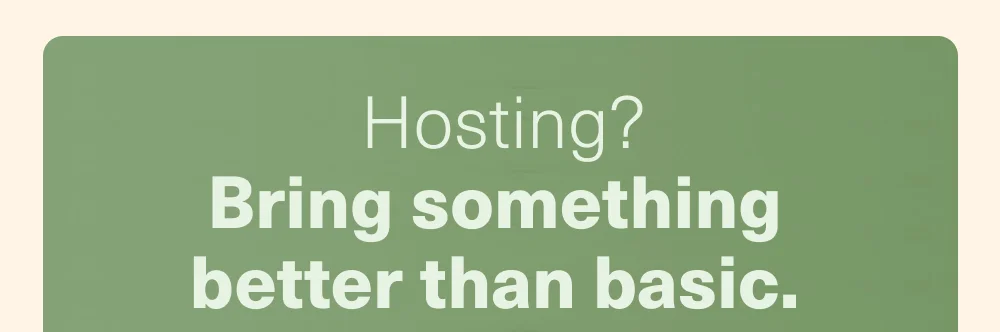 Hosting?