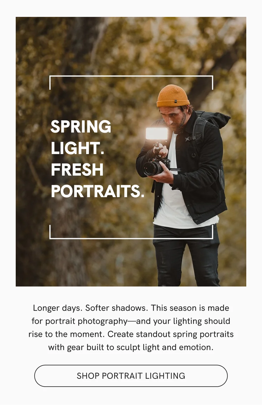 Spring Light. Fresh Portraits.